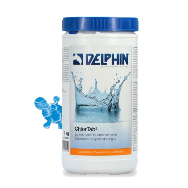 

Хлор шокового действия Delphin Хлор - таб2 3кг. Быстрое обеззараживание воды в бассейне