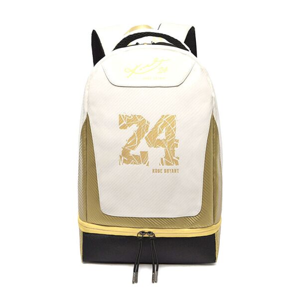 

Рюкзак Kobe Bryant 24 White + Gold спортивный (F_7525-24082)