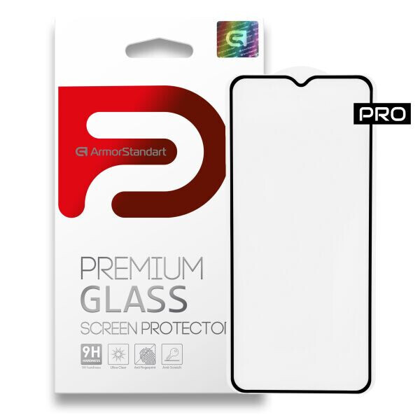 

Защитное стекло ArmorStandart Pro 5D для Realme C11 - Black