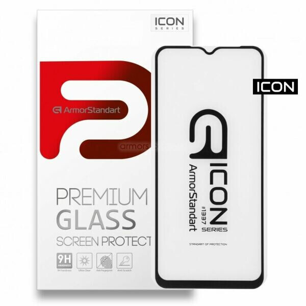 

Защитное стекло ArmorStandart Icon 5D для Realme 5 / Realme 6i / Realme C3 - Black