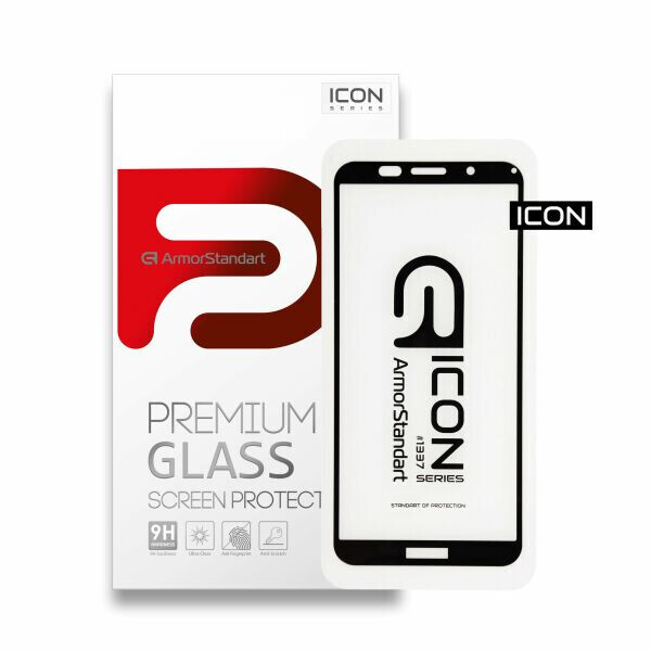 

Защитное стекло ArmorStandart Icon 5D для Huawei Y5p - Black
