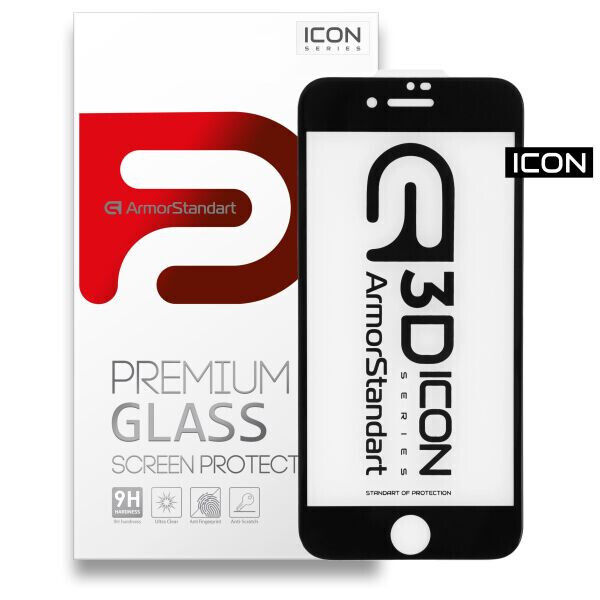 

Защитное стекло ArmorStandart Icon 5D для Apple iPhone SE 2 (2020) - Black