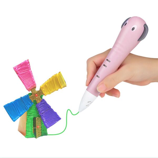 

3D-ручка Kaiyiyuan P65 Pink Elephant с трафаретами с USB EN низкотемпературная (F_6599-22142)