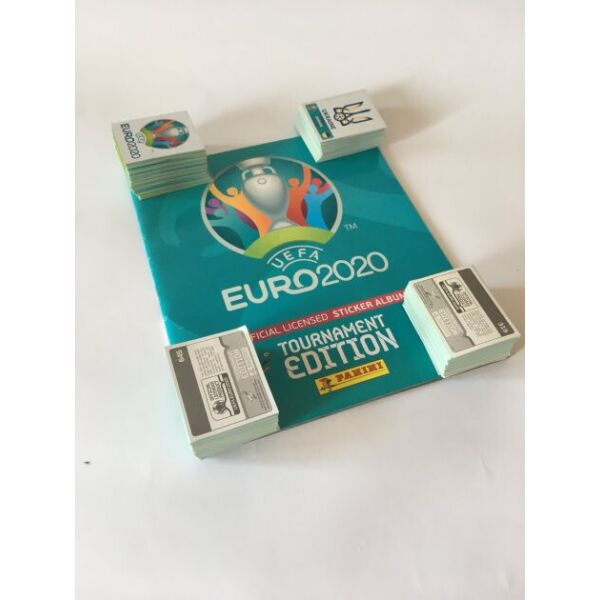 

Полная коллекция из 654 наклеек с альбомом Panini UEFA EURO 2020
