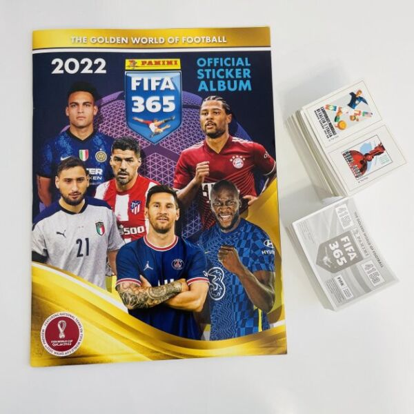 

Полная коллекция из 419 наклеек с альбомом Panini FIFA 365 2022