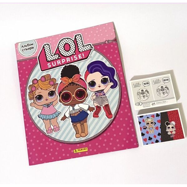 

Полная коллекция из 200 наклеек с альбомом Panini LOL Surprise