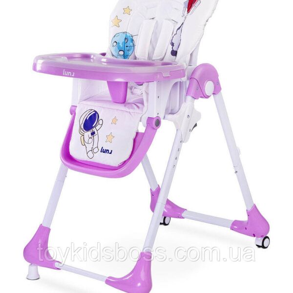

Детский стульчик для кормления Caretero Luna pink
