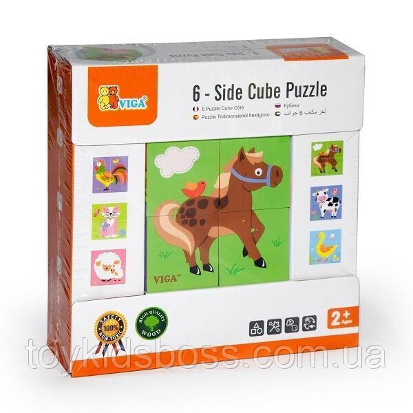 

Пазл-кубики Viga Toys "Ферма" (50835)