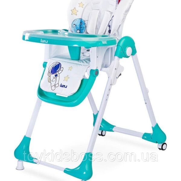 

Детский стульчик для кормления Caretero Luna mint