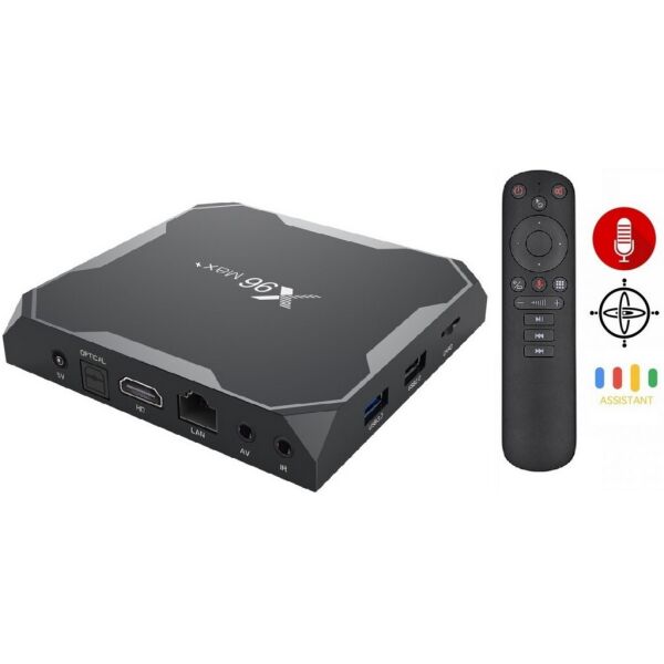 

Медиаплеер X96 MAX PLUS (X96 Max+) 2гб 16гб S905X3 Андроид 9 Смарт ТВ Приставка + G50S Аэро пульт с голосовым управлением