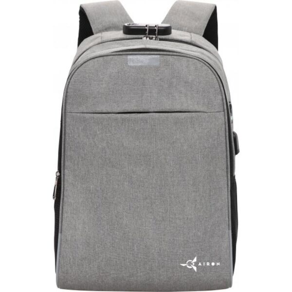 

Рюкзак для ноутбука AirOn 14" Lock 18L Grey (4822356710651)