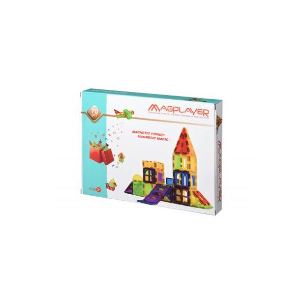 

Конструктор Magplayer магнитные плитки 70 эл. (MPL-70)