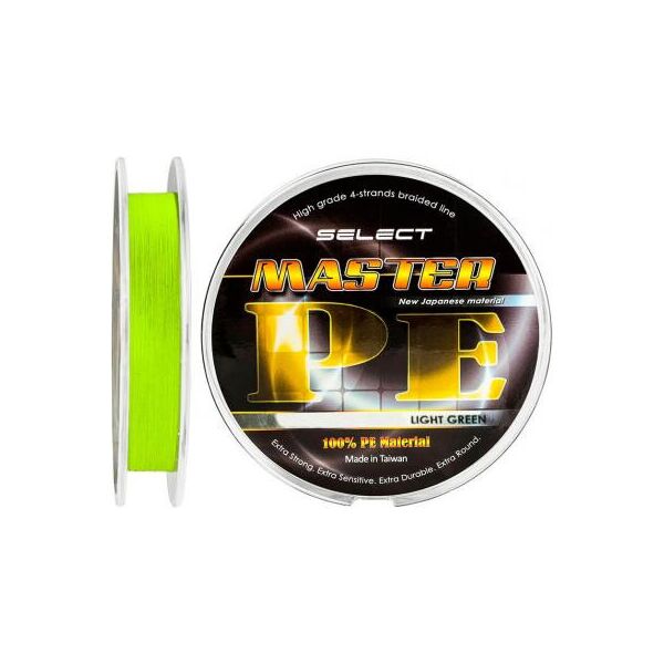 

Шнур Select Master PE 150m салатовый 0.24мм 29кг (1870.01.57)