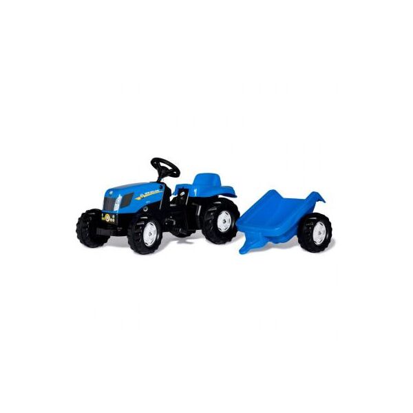 

Веломобиль Rolly Toys Трактор с прицепом rollyKid NEW HOLLAND Синий (013074)