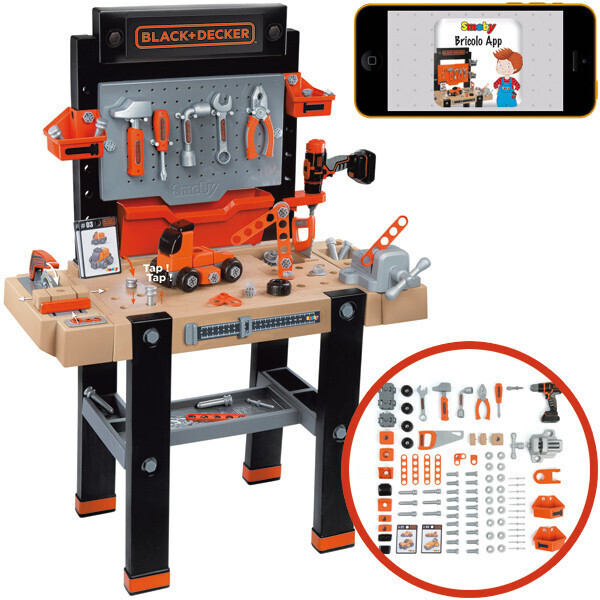 

Мастерская инструментов игрушечная black and Decker Smoby 44585-BR-1177