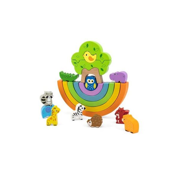 

Развивающая игрушка Viga Toys игра-баланс Радуга (44590)