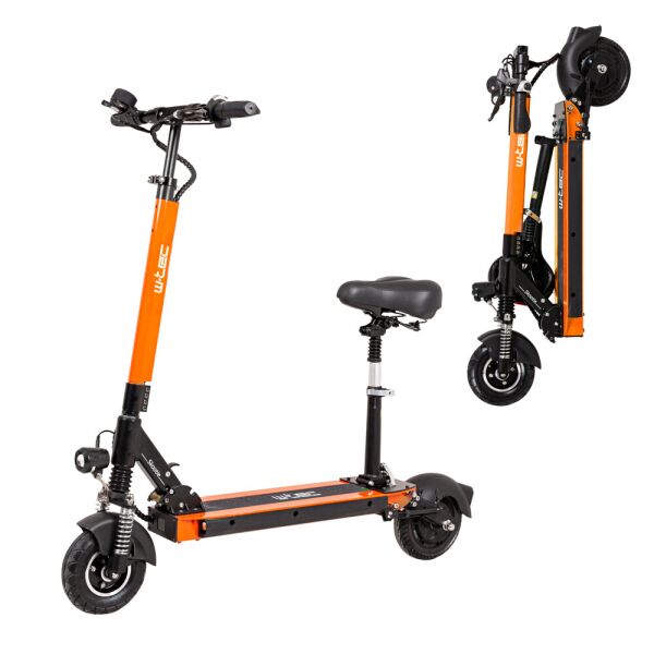 

Электросамокат W-TEC Skootie Pro II 8' с сиденьем - черно-оранжевый
