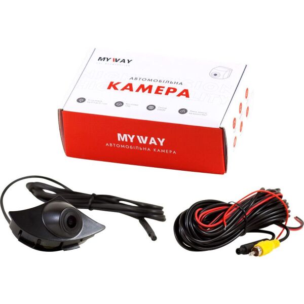 

Камера переднего вида My Way MWF-6005. Toyota RAV4 2013+ (W6569)