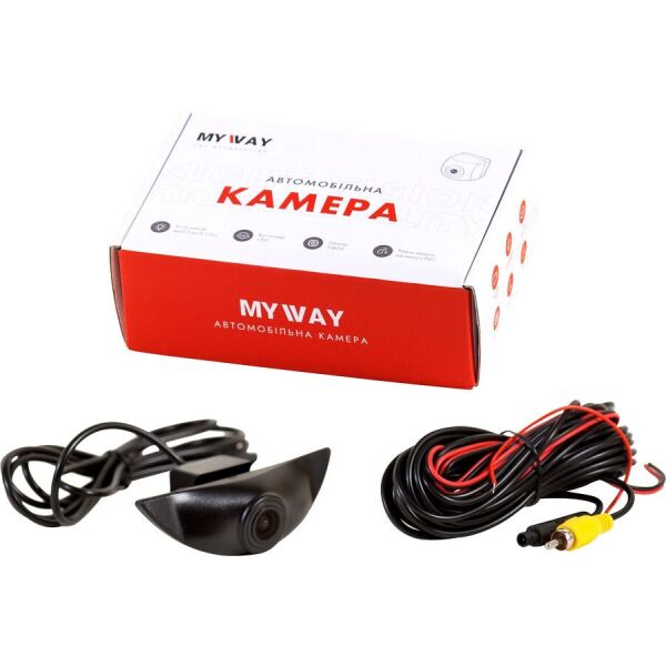 

Камера переднего вида My Way MWF-6125. Nissan Universal (W6568)