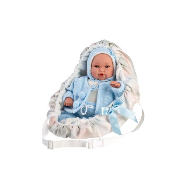 

Пупс Llorens Baby con portabebes 36 см (63641)