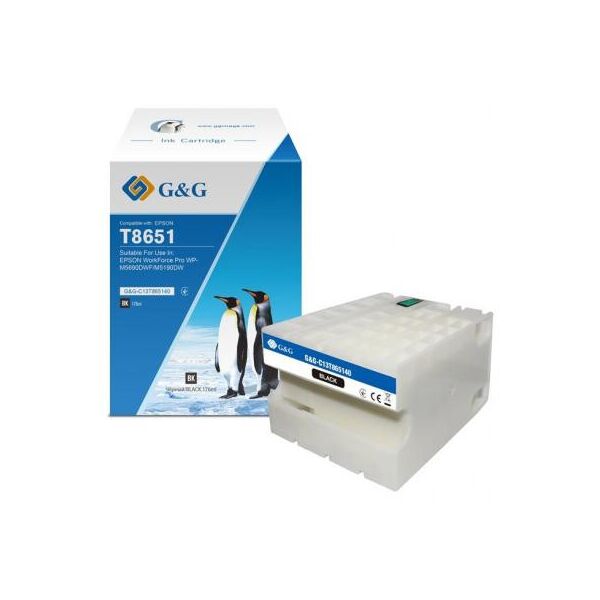 

Картридж G&G Epson WF-M5190/WF-M5690 black 10K (G&G-C13T865140)