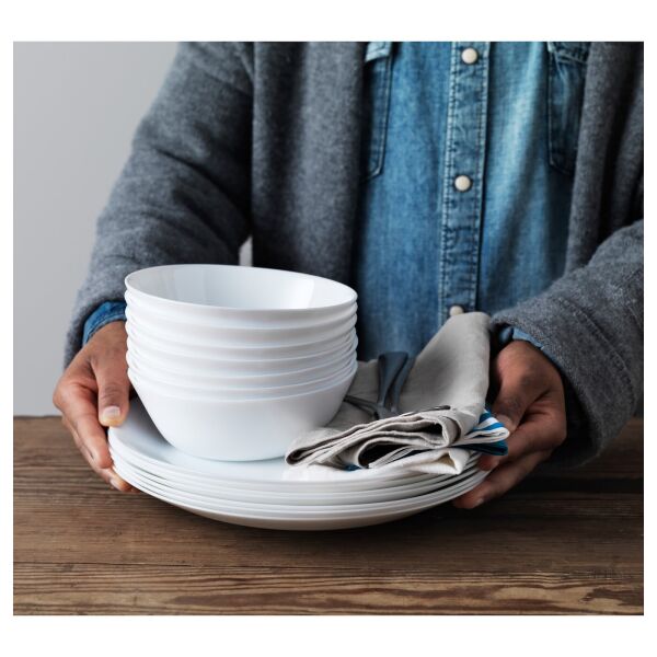 

Миска, белый OFTAST IKEA 802.589.15