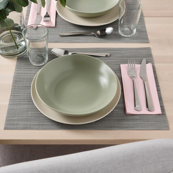 

Глубокая тарелка, 4 шт, матовый зеленый FÄRGKLAR IKEA 404.781.65