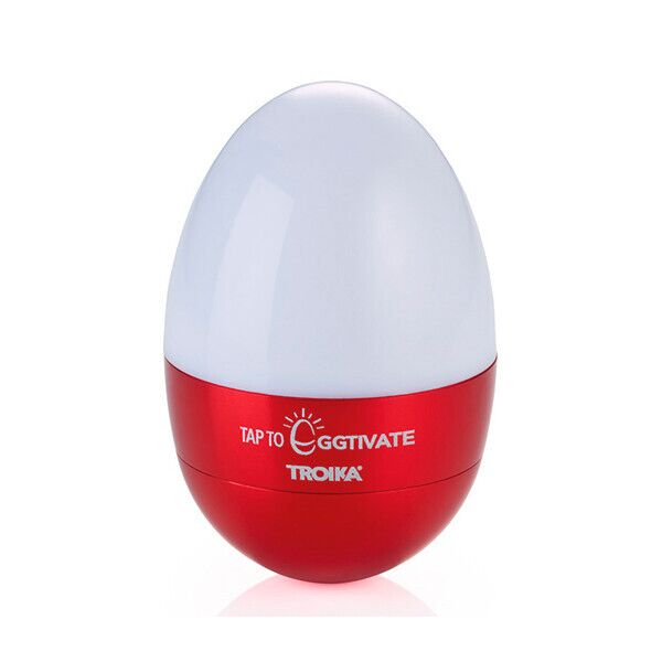 

Светильник-ночник Troika Eggtivate, с датчиком вибрации, красный