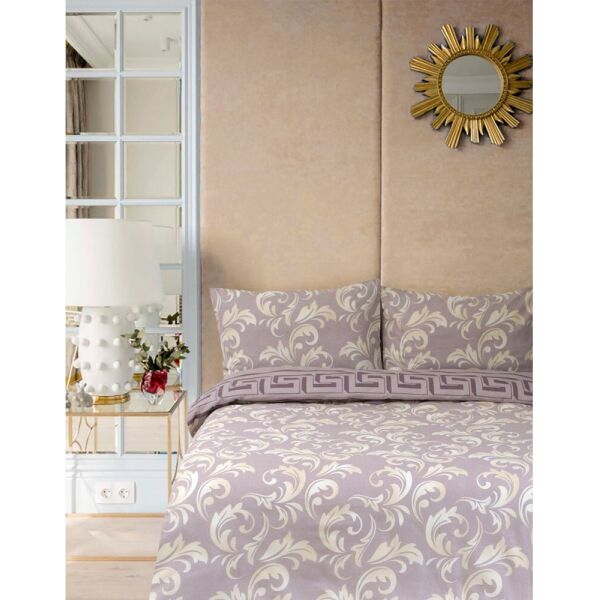 

Постельное белье Iris Home Ranforce - Sigma кофе евро (svt-2000022276153)