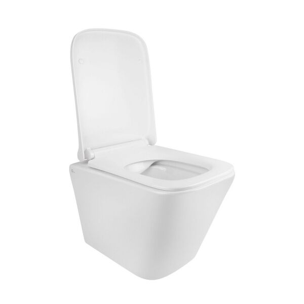 

Унитаз подвесной Qtap Tern безобедочный с сиденьем Slim Soft-close (QT1733052ERW)