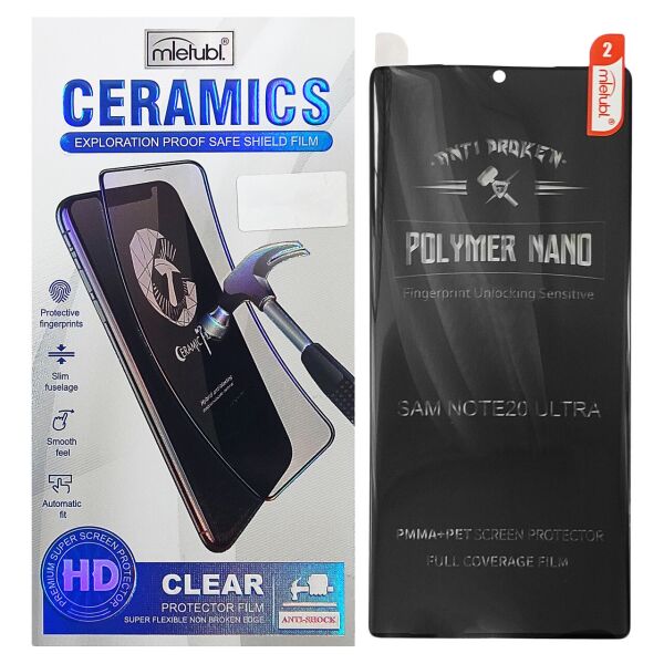 

Защитная пленка Mletubl Ceramic для Samsung Galaxy Note 20 Ultra Black