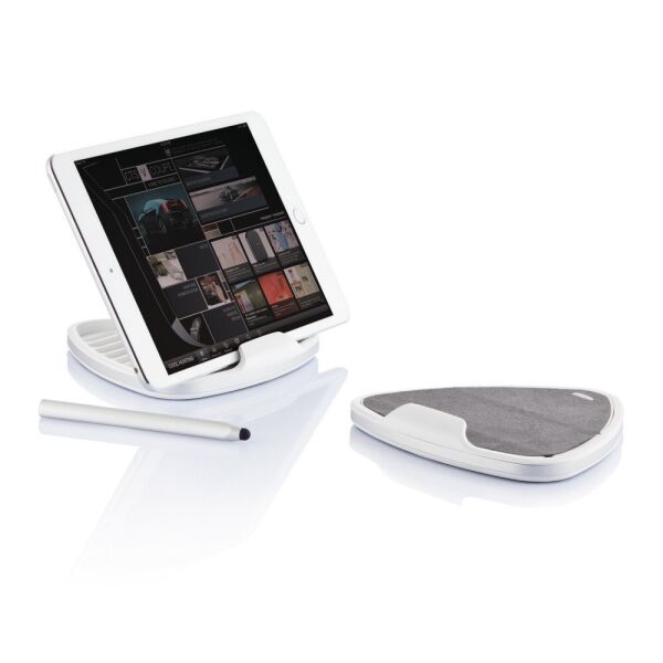 

Подставка Universal для планшета со стилусом, серая