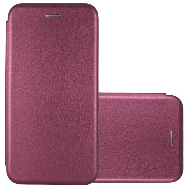 

Кожаный чехол (книжка) Classy для Samsung Galaxy S20 FE Бордовый