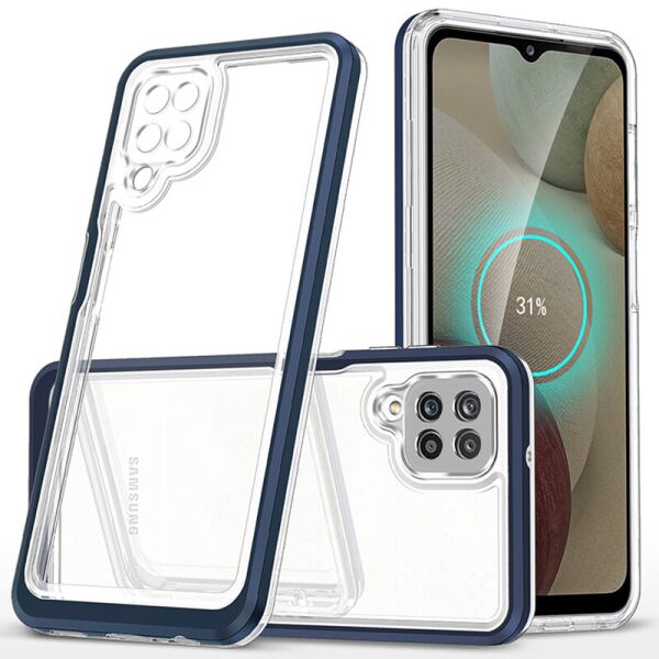 

TPU+PC чехол Clear 360 для Samsung Galaxy A22 4G Синий