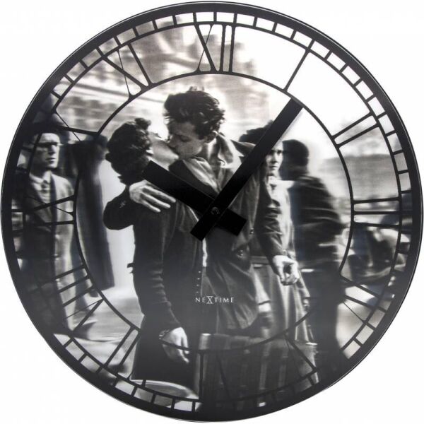 

Часы настенные 3D "Kiss me in Paris" Ø39 см