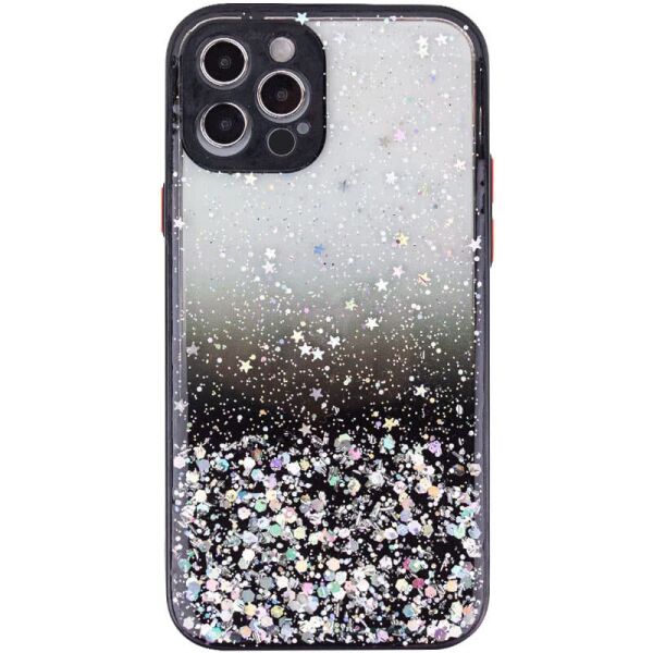 

TPU чехол Spangle star с защитой камеры для Xiaomi Redmi Note 10 5G / Poco M3 Pro Черный