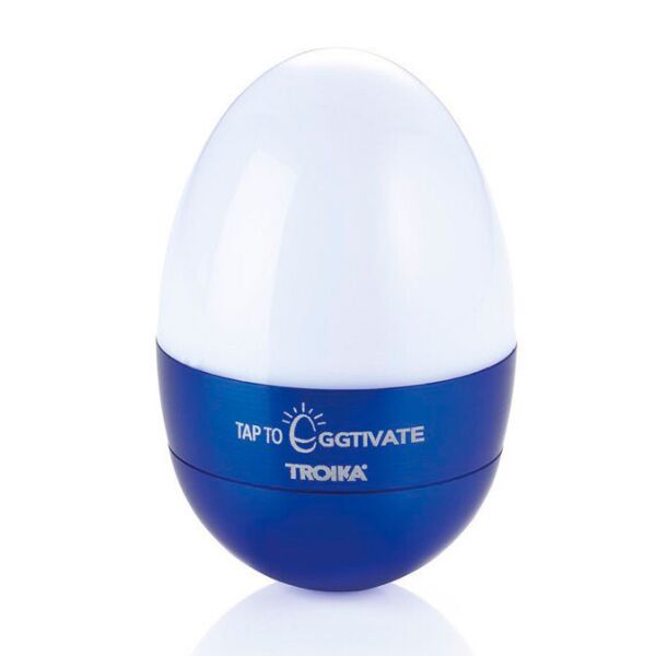 

Светильник-ночник Troika Eggtivate, с датчиком вибрации, синий