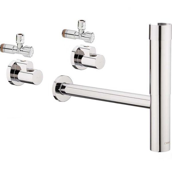 

Сифон для раковины Hansgrohe Flowstar с угловыми вентилями 52120000