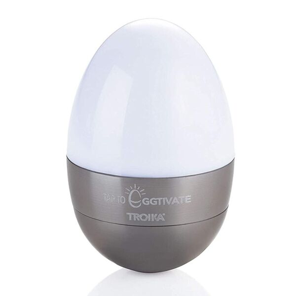 

Светильник-ночник Troika Eggtivate, с датчиком вибрации, стальной
