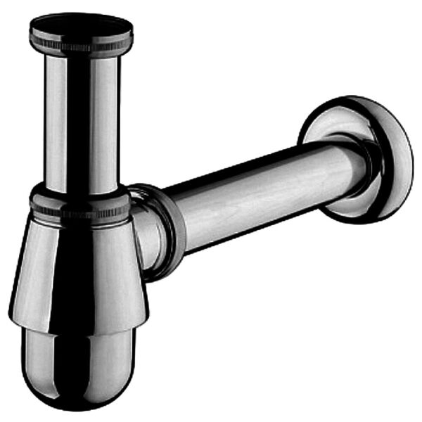 

Сифон для раковины HANSGROHE бутылочный, цвет хром 52053000