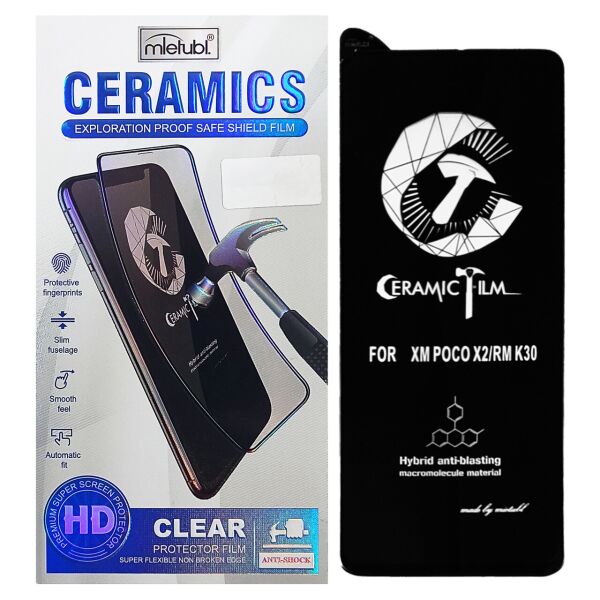 

Защитная пленка Mletubl Ceramic для Xiaomi Redmi K30/Poco X2 Black