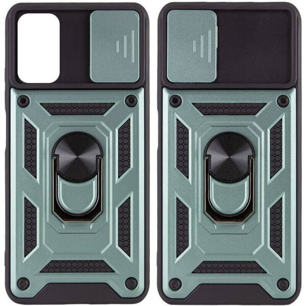 

Ударопрочный чехол Camshield Serge Ring for Magnet для Samsung Galaxy M52 Зеленый
