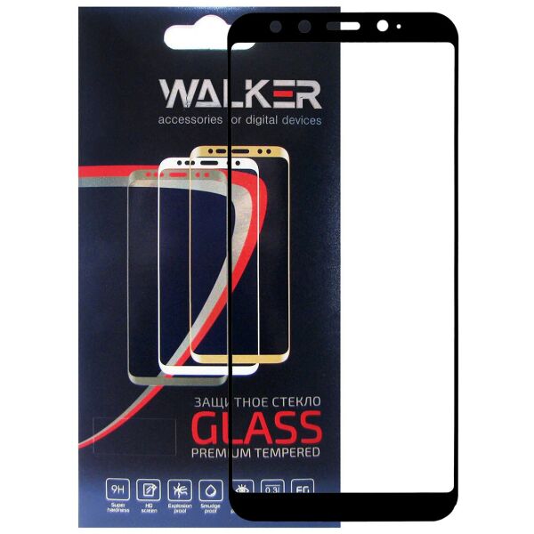 

Защитное стекло Walker 3D Full Glue для Xiaomi Mi A2/Mi 6X Black