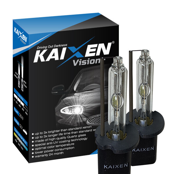 

Ксеноновые лампы KAIXEN H3 5000K (35W/3800Lm) Vision+ MAXX