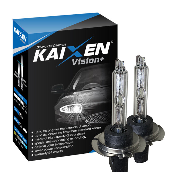 

Ксеноновые лампы KAIXEN H7 5000K (35W/3800Lm) Vision+ MAXX
