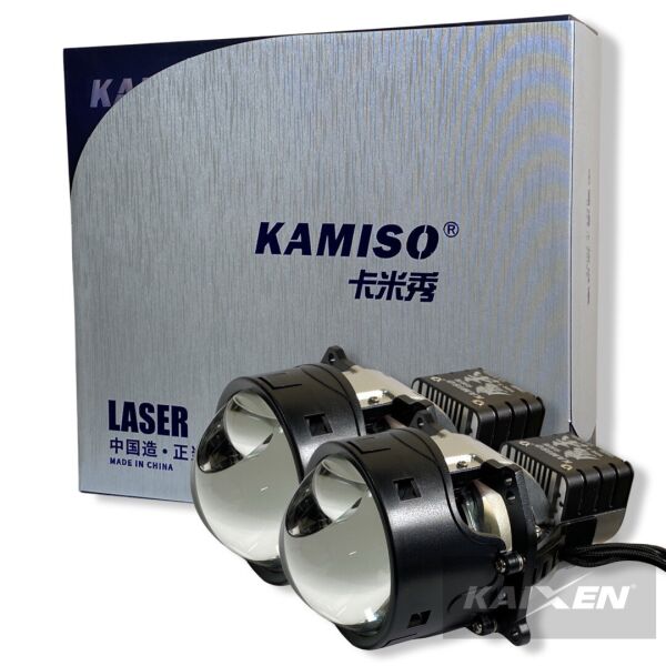 

Лазерные bi-Led линзы KAMISO 3 дюйма 55W + Laser 15W gen:4