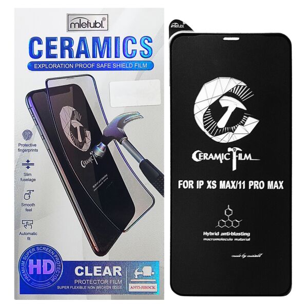 

Защитная пленка Mletubl Ceramic для Apple iPhone 11 Pro Max/XS Max Black