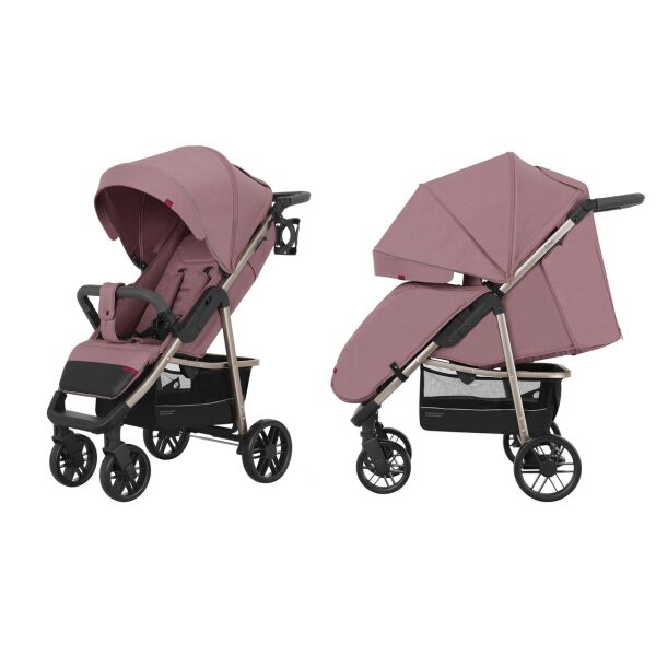 

Коляска прогулочная CARRELLO Echo CRL-8508 Charm Pink+дождевик