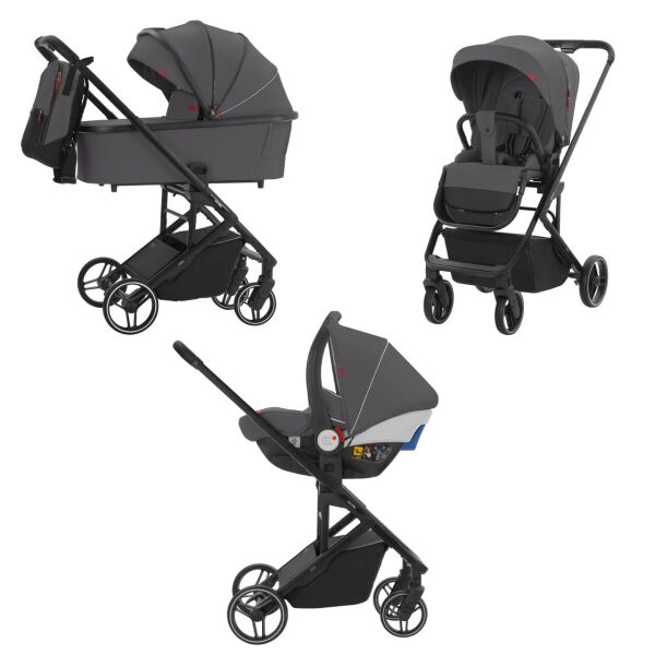 

Коляска универсальная CARRELLO Alfa CRL-6508 (3in1) Falcon Grey
