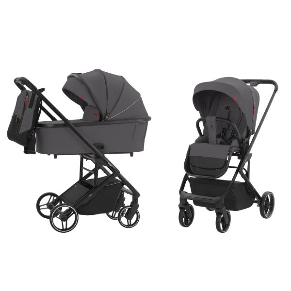 

Коляска универсальная CARRELLO Alfa CRL-6507 (2in1) Falcon Grey